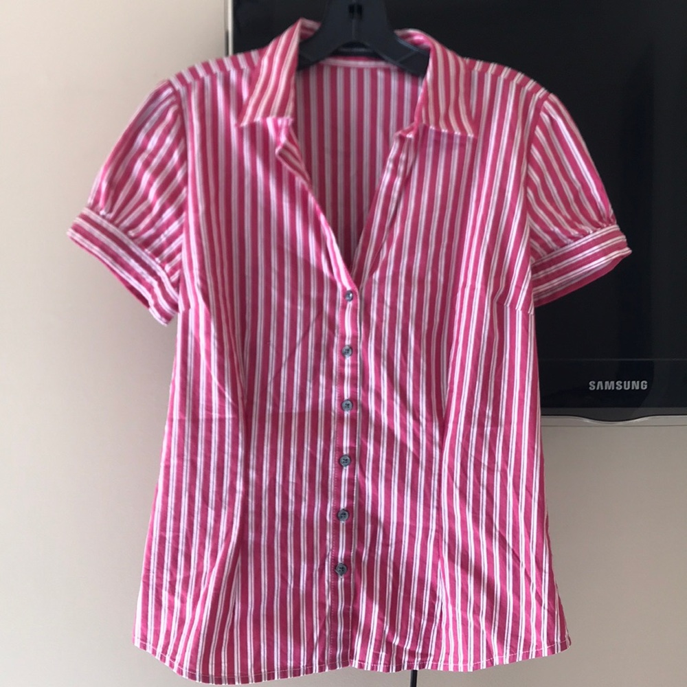 NWOT Express button up short sleeve shirt